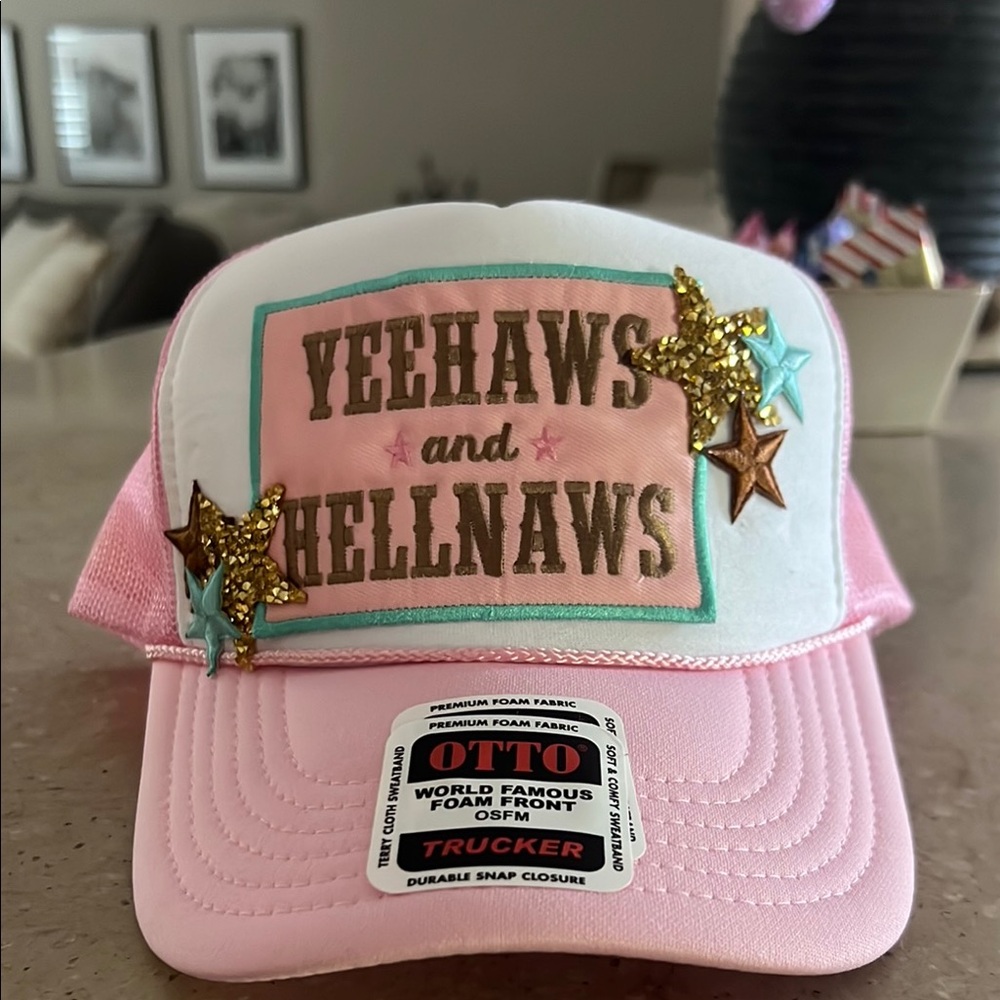 Otto Pink and White Trucker Hat